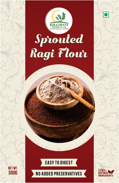 Organic Ragi Atta / Finger Millet Sprouted Flour